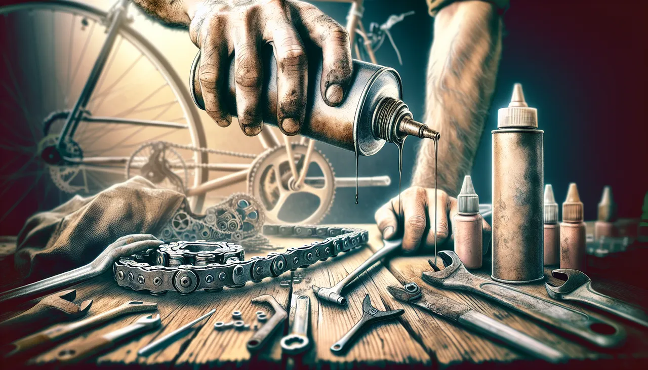 A high-quality hero image for an article titled "Lube Like a Pro: The Ultimate Guide to Bike Chain Lubrication"